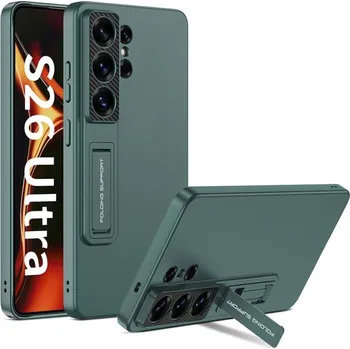 Pouzdro na mobilní telefon GKK SUPPORT pro Samsung Galaxy S26 Ultra 5G zelený