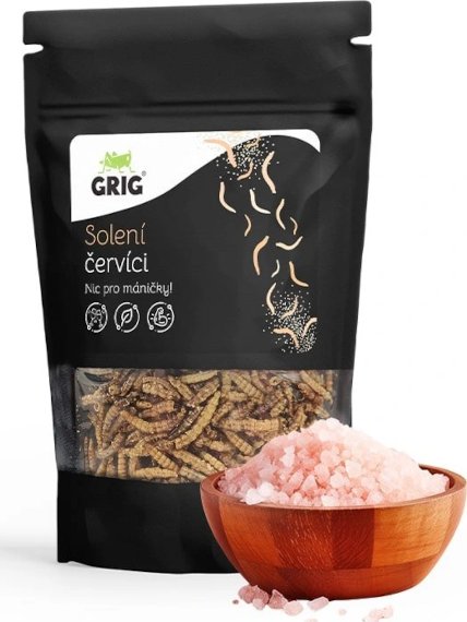 Grig sušení červíci - Sůl 20g