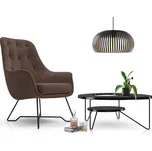 Designové křeslo MILEY - taupe