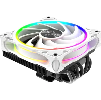 Procesor AKASA chladič CPU - SOHO H6L RGB white