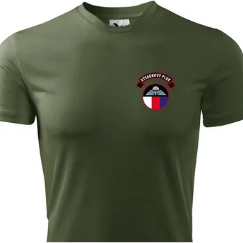 Pánské tričko Triko funkční Striker AČR 43. výsadkový pluk Chrudim - olivové, L
