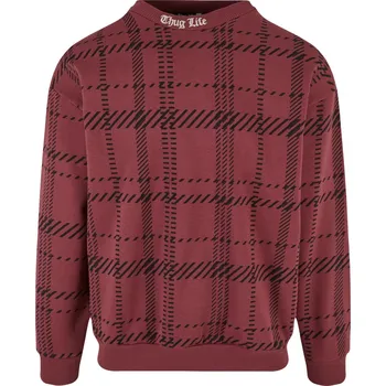 Pánská mikina Mikina Thug Mosch Pullover - hnědá, S