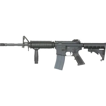 Sportovní střelba Airsoftová zbraň M4A1 RIS 14.5" CGS LS - černá, celokov, GBBR, CYMA