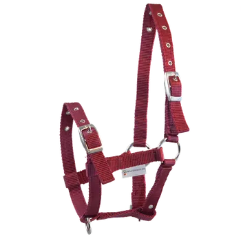 Hříběcí ohlávka Waldhausen Triple, vínová