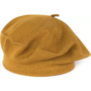 Čepice Dámský baret Neapol Hořčicová