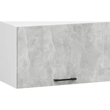 Kuchyňská skříňka Digestořová skříňka 60 cm VERMINA - bílá / beton