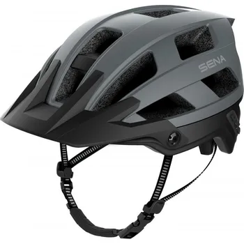 helma Sena M1 EVO s headsetem matte grey M