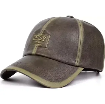 Kšiltovka Jamont koženková kšiltovka KOCR Zelená