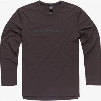 cyklistický dres Triko dl.rukáv RACE FACE COMMIT Tech Top charcoal M