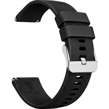 Příslušenství k chytrým hodinkám CARNEO PAY silikonový 22mm black
