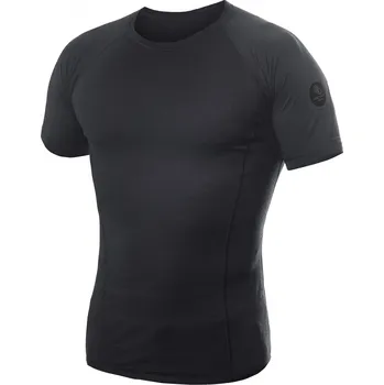 cyklistický dres Pánské triko kr.rukáv SENSOR MERINO AIR černá XL