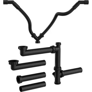 Set domácích spotřebičů Sada trubek FWD 2nd Bowl Piping Set je nezbytným příslušenstvím pro zlepšení funkčnosti vaší kuchyně. Tato potrubní sada je vyrobena z odolného plastu a je navržena tak, aby usnadnila instalaci druhé mísy do sestavy dřezu a zajistila efektivní odtok a opt