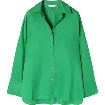 Dámská košile Tatuum DÁMSKÁ LNĚNÁ KOŠILE S KOKOSOVÝMI KNOFLÍKY - MANDRAGIA 3