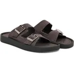 Calvin Klein Nazouváky Ergon Double Bar Sandal Su HM0HM02094 Hnědá 44