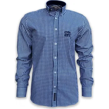 Pánská košile Košile pánská Erik and Sons Hyllego - modrá-bílá, XL