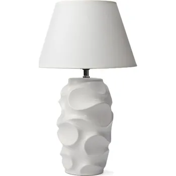 Stojací lampa Mauro Ferretti Bílá stolní lampa Warsaw