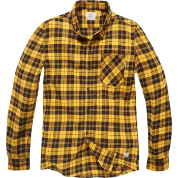 Pánská košile Košile Vintage Industries Riley Flannel - žlutá, L