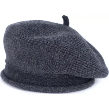 Čepice Dámský baret Candela Tmavě šedá