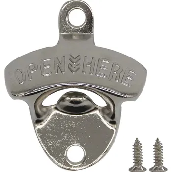 Otvírák Nástěnný otvírák na láhve - 70 x 65 mm - chrom | Gastrokitchen