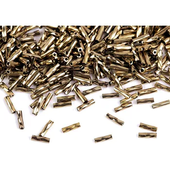 Korálek Rokajl kroucené tyčky 6 mm, Balení 50 g, Varianta M pudrová