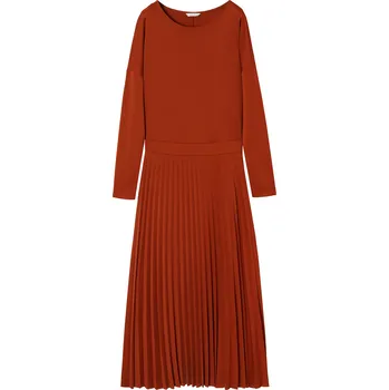 Dámské šaty Úpletové dámské midi šaty Tatuum T2220.202B-426-0XS červené 38/M