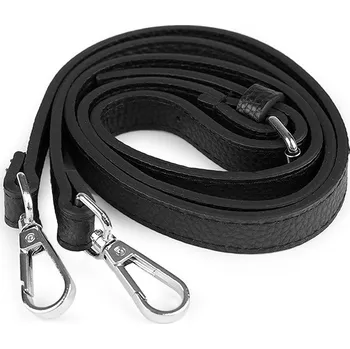 Koženkový popruh / ucho na kabelku s karabinami šíře 1,5 cm