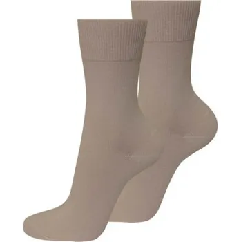 Oblečení a móda EVONA a.s. Ponožky BIO STŘÍBRO bez gumy béžové Velikost: 23-24