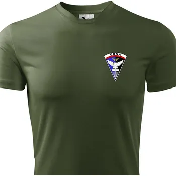 Pánské tričko Triko funkční Striker znak URNA (Policie ČR) - olivové, L