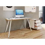 VCM psací stůl „Salia“ 110x50 WH, bílý