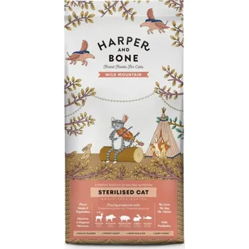 Krmivo pro kočku Harper and Bone Cat Sterilised divoké hory 2 kg