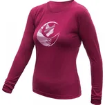 Dámské triko dl.rukáv SENSOR MERINO ACTIVE FOX lilla XL