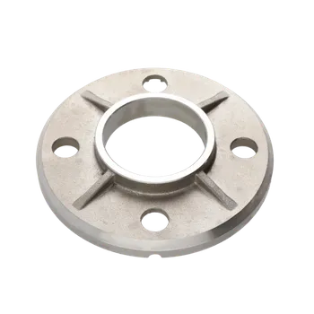 Příruba na trubku ø 42.4mm (ø 100 /8.8mm), broušená nerez K320 / AISI304