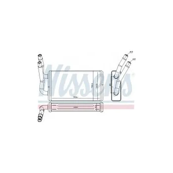 Auto-moto Výměník tepla NISSENS 71778