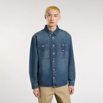 Pánská košile DICKIES MECHANIC DENIM SHIRT L23 Velikost: L