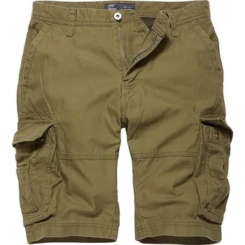 Kraťasy Vintage Industries Rowing - olivové, XXL