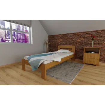 Postel Postel masiv Šárka 90 x 200 cm - OLŠE + rošt ZDARMA