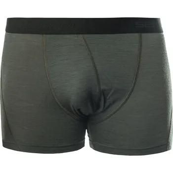 cyklistický dres Pánské trenky SENSOR MERINO AIR olive green S