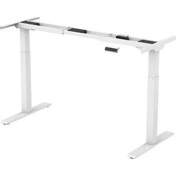 Jednací stůl Výškově nastavitelný stůl EK2W-EU02, bez desky, bílý - A SANODESK