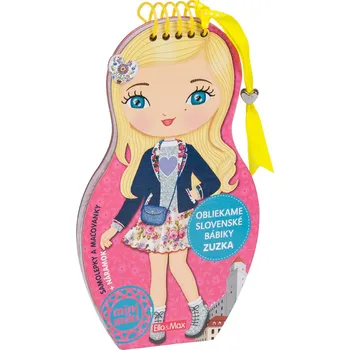 omalovánky Obliekame slovenské bábiky ZUZKA – Maľovanky