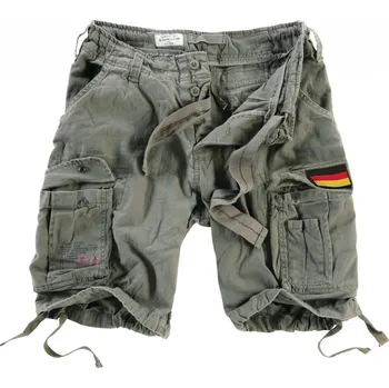 Kraťasy Airborne Vintage Shorts Patch - olivové, L