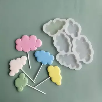 Nádoba na pečení Dortisimo Silikonová forma na lízátka Mráčky (na 5 ks)