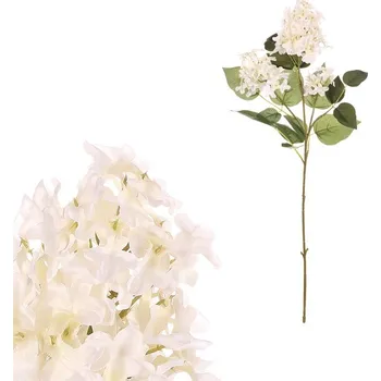 umělá květina Autronic Šeřík 65 cm 8 ks bílá