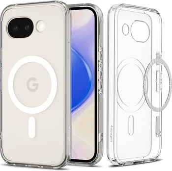 Pouzdro na mobilní telefon Spigen Ultra Hybrid MagSafe Clear White Google Pixel 10a