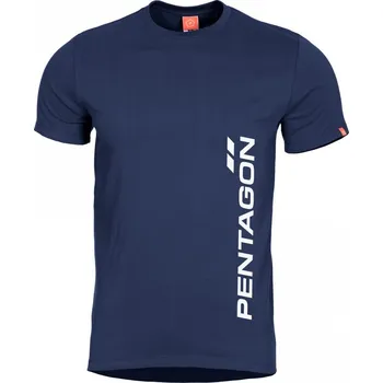Pánské oblečení Tričko Pentagon Vertical - navy, L
