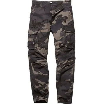 Oblečení a móda Kalhoty Vintage Industries Reef - darkcamo, S