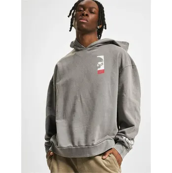 Pánská mikina Mikina s kapucí Thug Life TrojanHorse Hoody - tmavě šedá, M