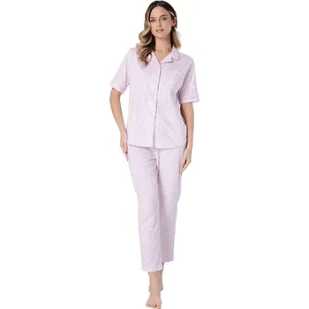 DÁMSKÉ PYŽAMO DOMINIKA 1712 pudrově béžová 2XL