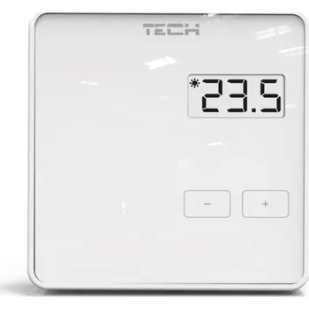 Termostat TECH CONTROLLERS EU-R-8b prostorový termostat, bezdrátový, bílá