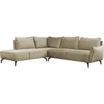 Sedací souprava EXETER - béžová, levý roh