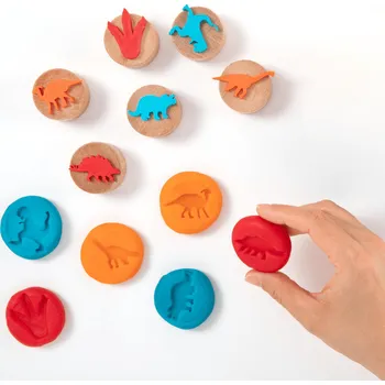 Dětské razítko ChildGen - dřevěná razítka DINOSAUŘI